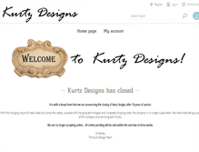 Tablet Screenshot of kurtzdesigns.com